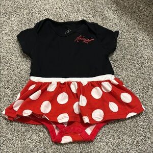 Disney parks Minnie Mouse dress bodysuit size 12m